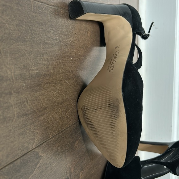 Black close toe platform shoes - Picture 4 of 4